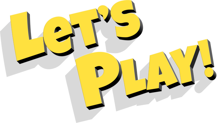Lets play text positive white shadow